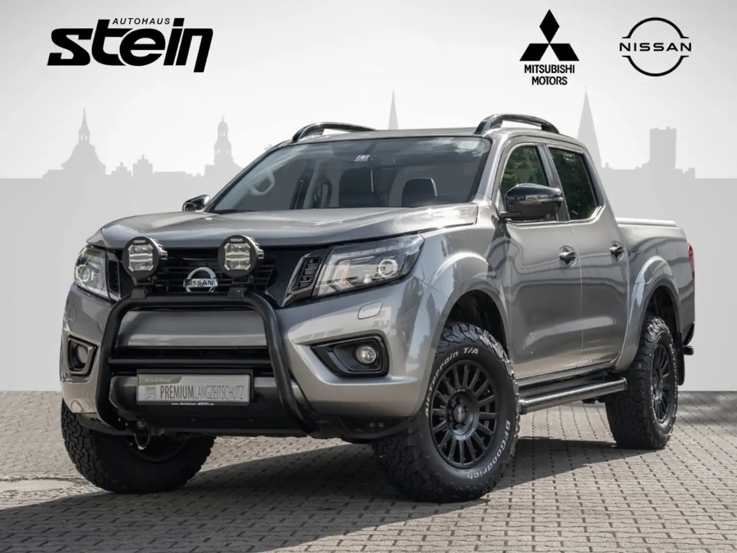 Nissan Navara Double Cab 2.3 dCi DC 4x4 Autm. N-Guard AHK Panora Grau - 1