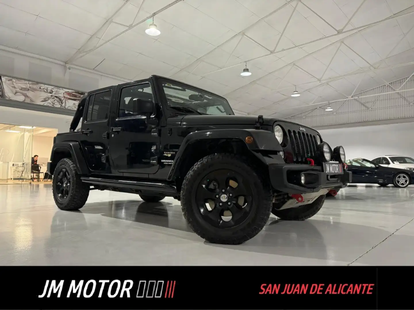 Jeep Wrangler 2.8CRD Sahara Aut. Negro - 1