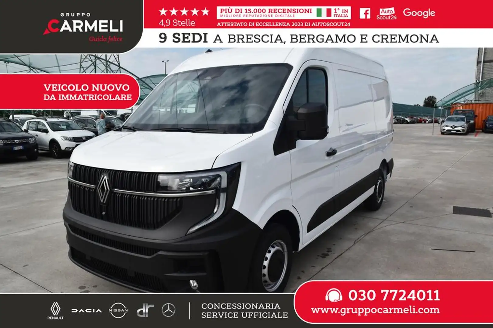 Renault Master T35 2.0 blue dci 130cv L2H2 AUTOCARRO-IVA ESCLUSA Bianco - 1