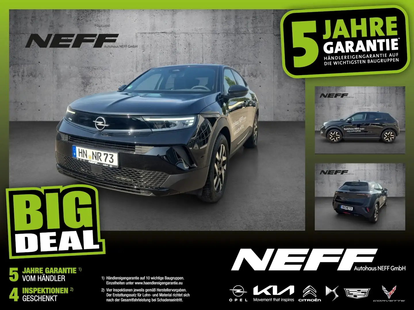 Opel Mokka 1.2 Turbo Edition LED+Fernlichtass.+LM Noir - 1