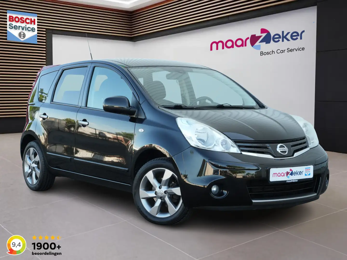 Nissan Note 1.6 Connect Edition ✅Navi✅Clima✅Cruise✅Onderhoud H Zwart - 1