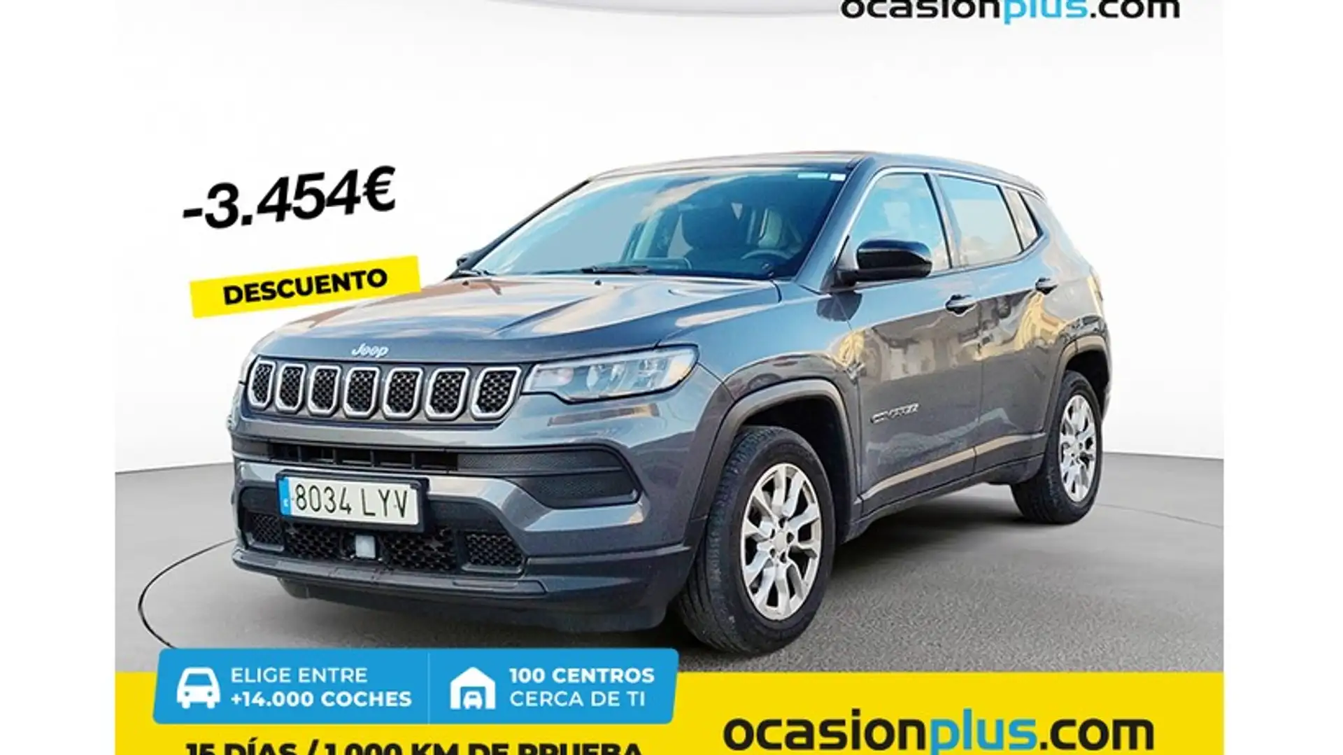 Jeep Compass 1.3 Gse T4 Longitude 4x2 130 Grijs - 1