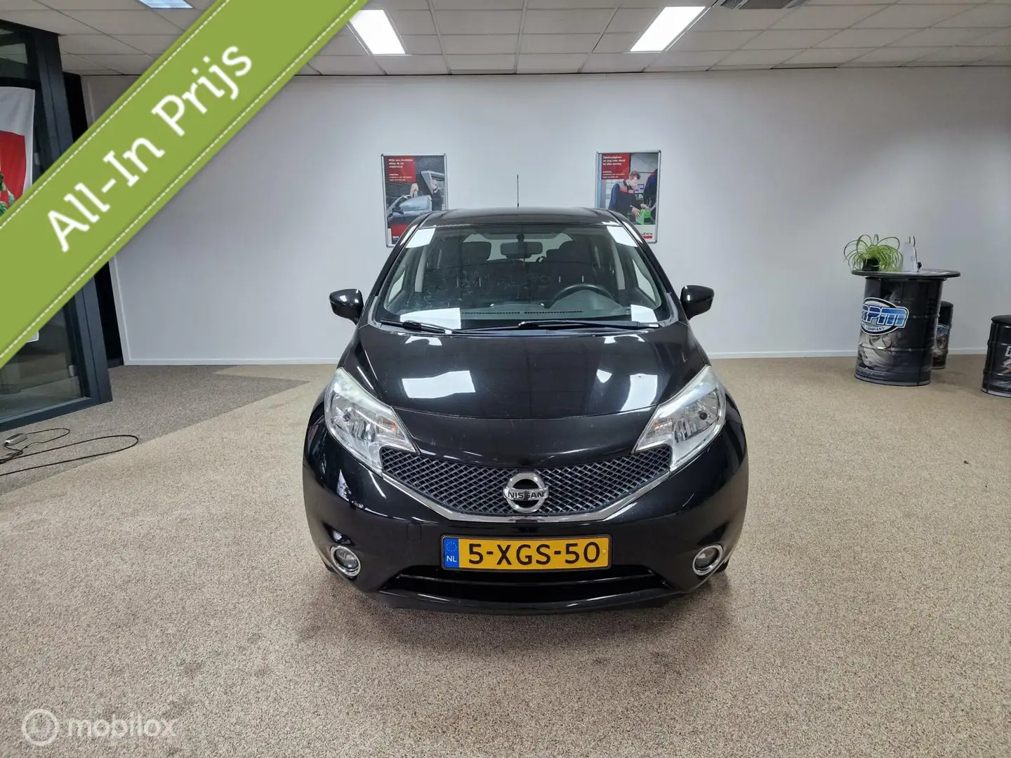 Nissan Note 1.2 Acenta, Incl nieuwe Apk en Grote beurt Zwart - 2