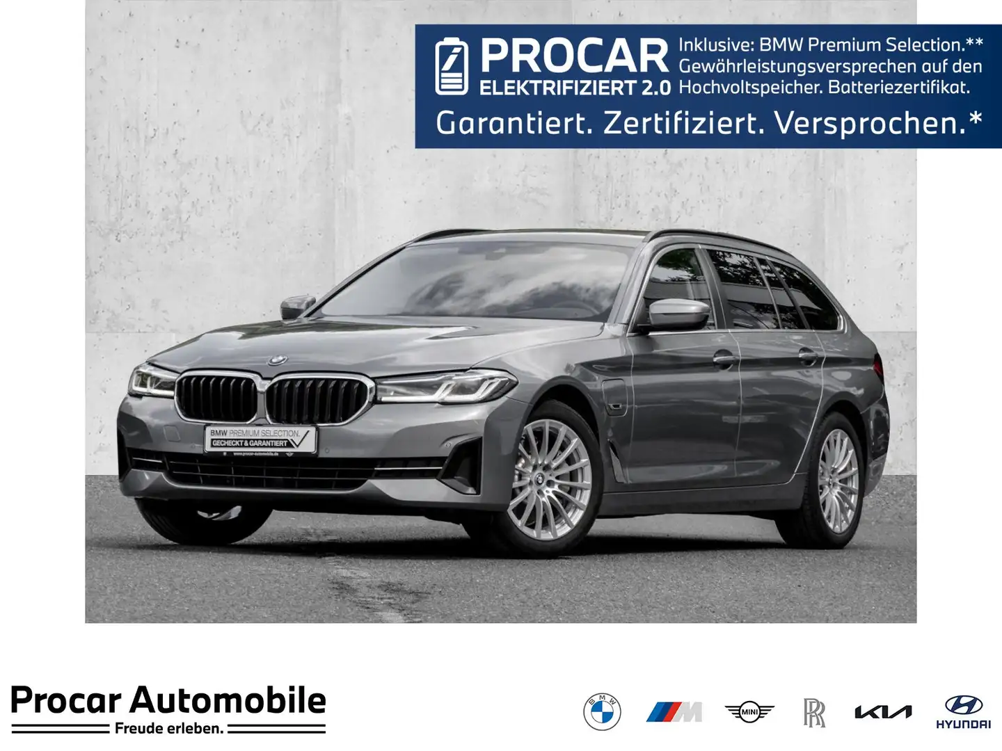 BMW 530 e TOURING+LASER+HuD+DA+PA+HiFi Grau - 1