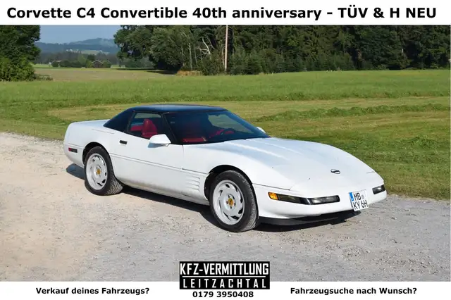 Corvette C4 Convertible~40th anniversary~TÜV~H-Kenn~RAR