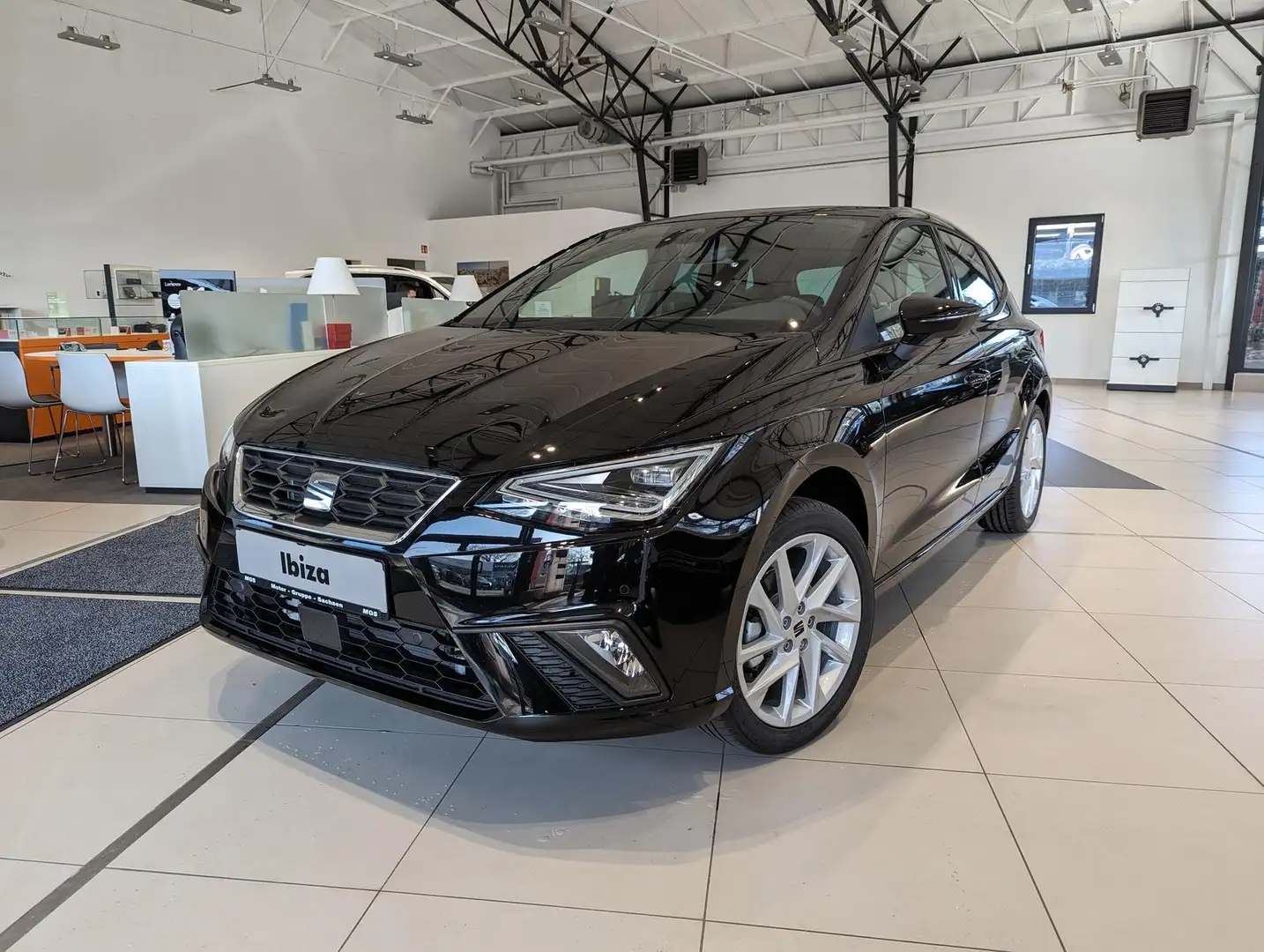 SEAT Ibiza 1.0 TSI FR #ACC #FullLink #Navi #VollLED Schwarz - 2