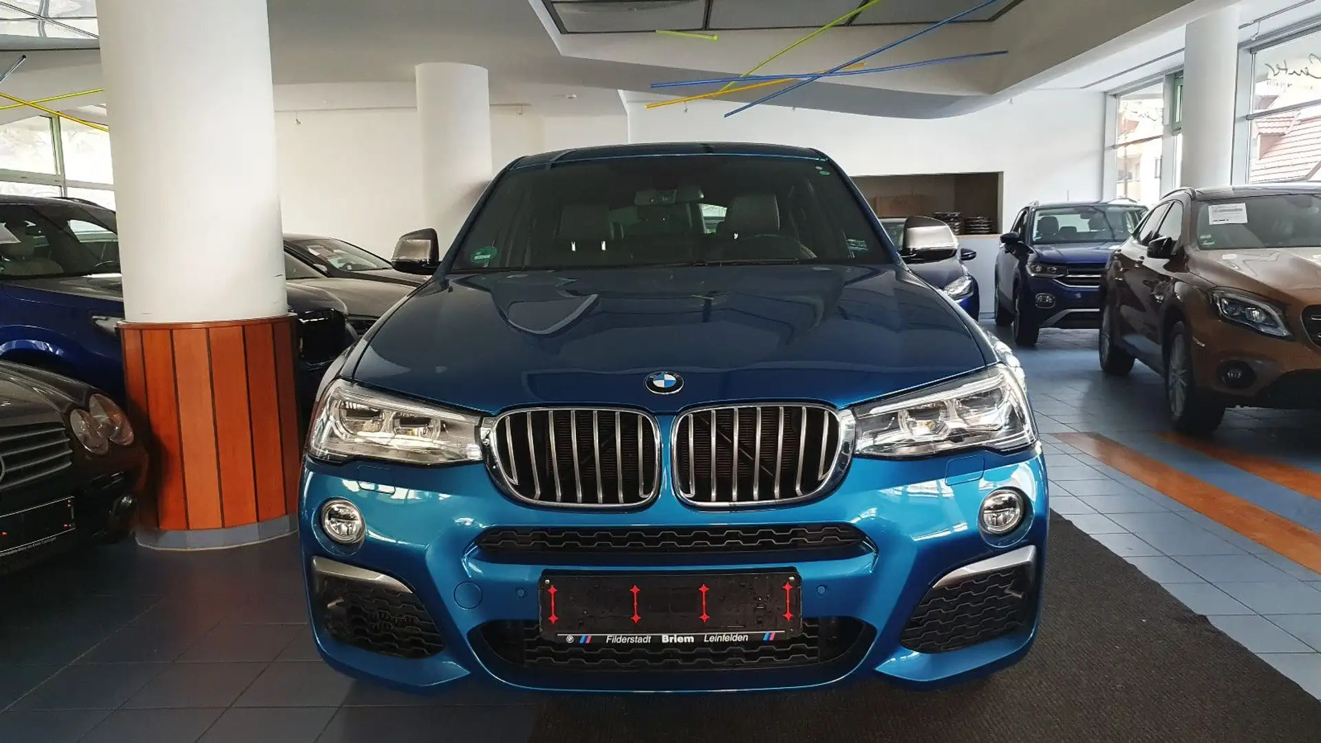 BMW X4 M40 i/4WD/eGSD/LED/Navi/RFK/SHZ/Temp/ Blau - 2