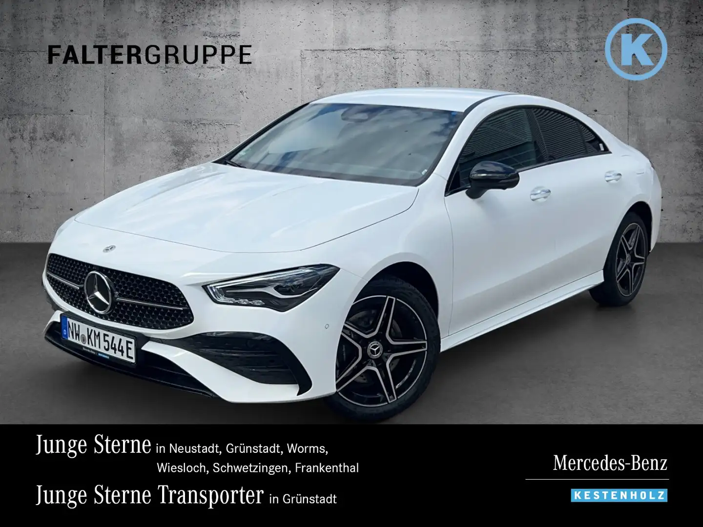 Mercedes-Benz CLA 250 CLA 250 e AMG+NIGHT+DISTRO+360°+KEYLESS+AMBI+TWA Weiß - 1