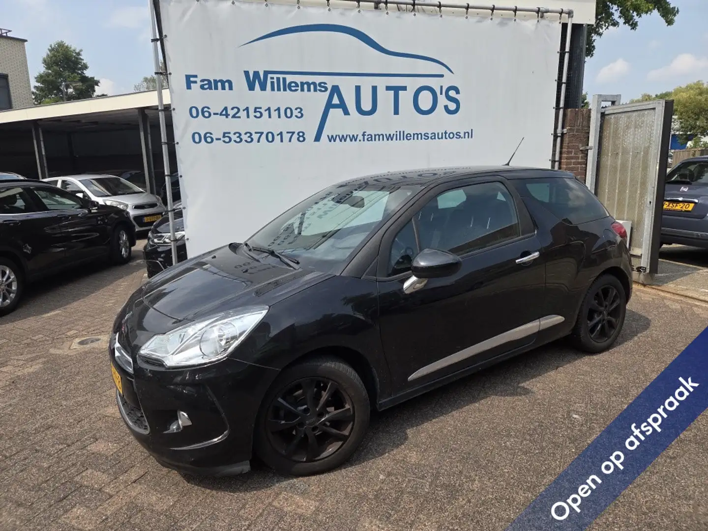 Citroen DS3 1.6 e-HDi So Chic Zwart - 1