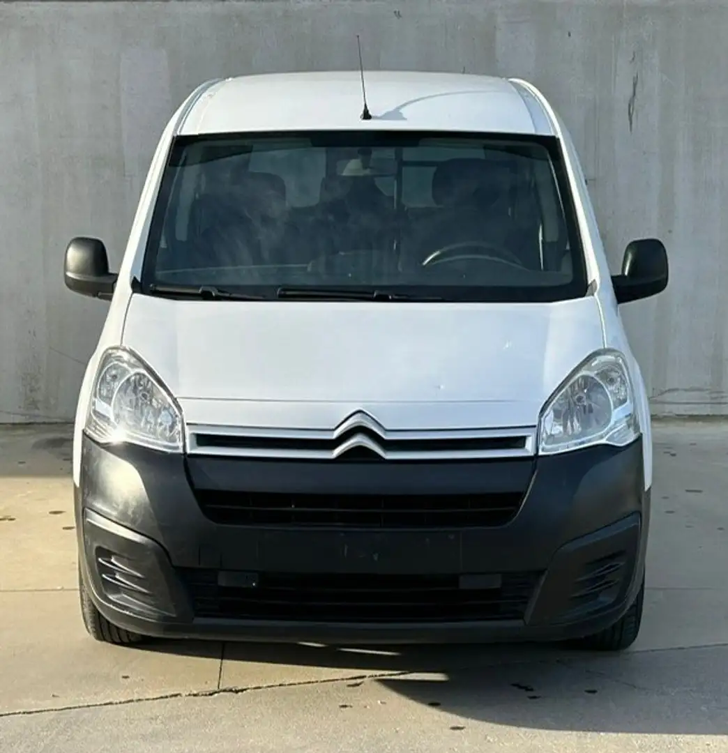Citroen Berlingo 1.6 BlueHDi 100CV euro6 Clim 3 places Wit - 2