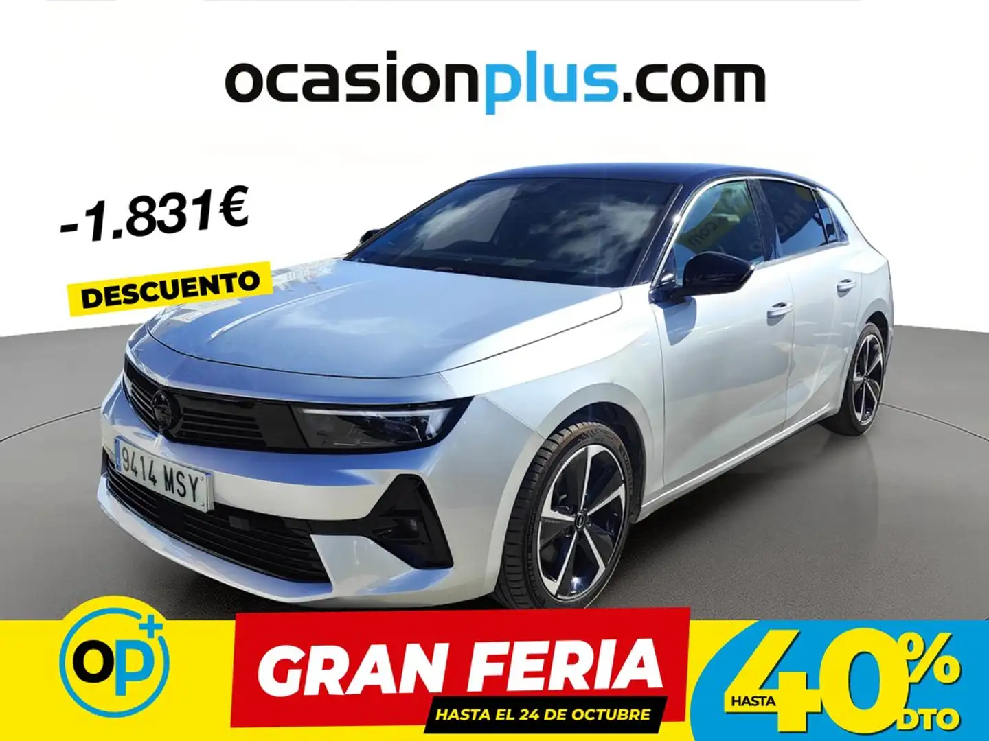 Opel Astra 1.5D DTH S/S GS Aut. 130 Gris - 1