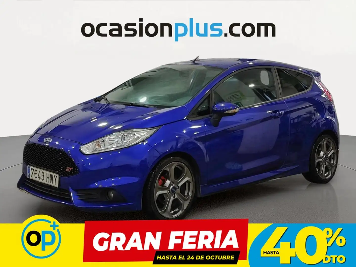 Ford Fiesta 1.60 EcoBoost ST Azul - 1