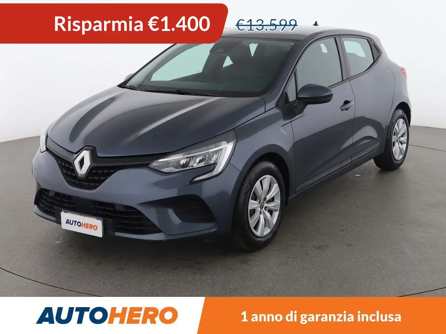 Renault Clio 1.0 SCe Life 65 CV Grigio - 1