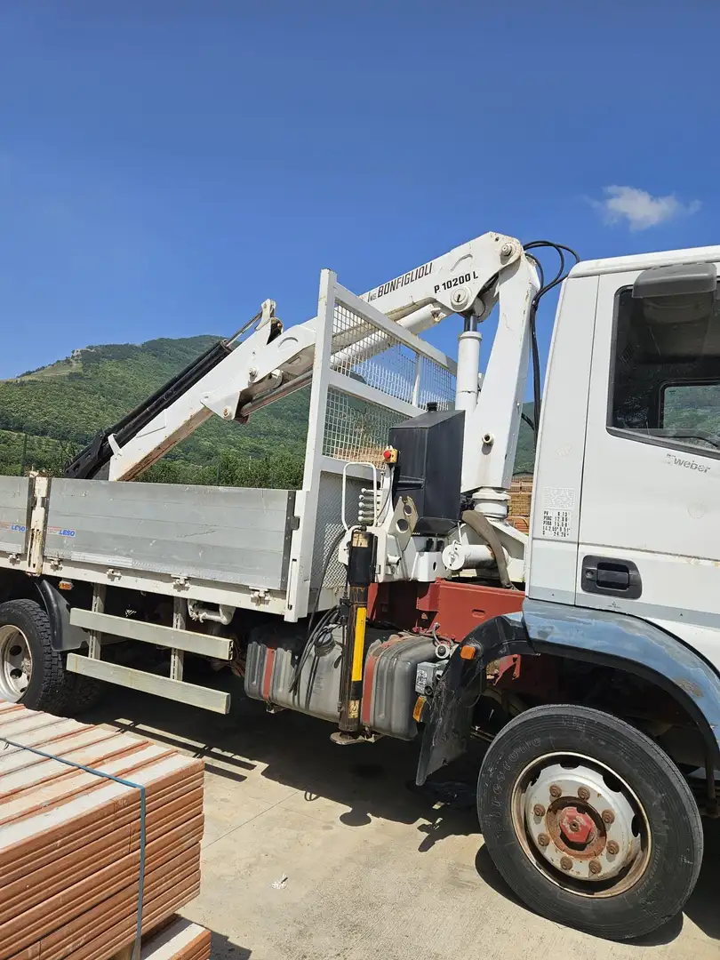 Iveco IVECO EUROCARGO 120E18 con Cassone Gru Bonfiglioli bijela - 2