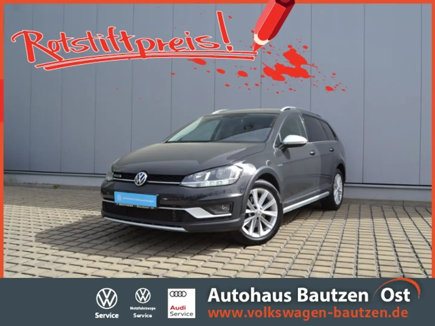 Volkswagen Golf Variant Alltrack 2.0 TDI 184 PS 4Motion DSG AHK/LED/NAVI/ Grau - 1