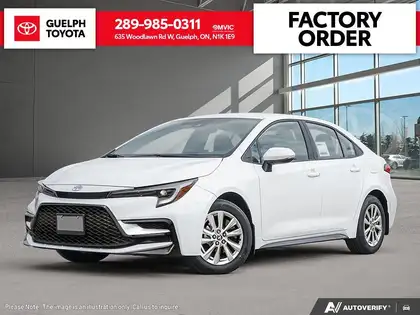 White 2026 Toyota Corolla Sedan Front-Wheel Drive Automatic