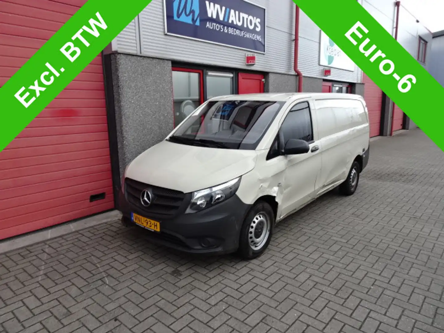Mercedes-Benz Vito 111 CDI 118239 km !!!!!!!!! rijdbare schade Wit - 1