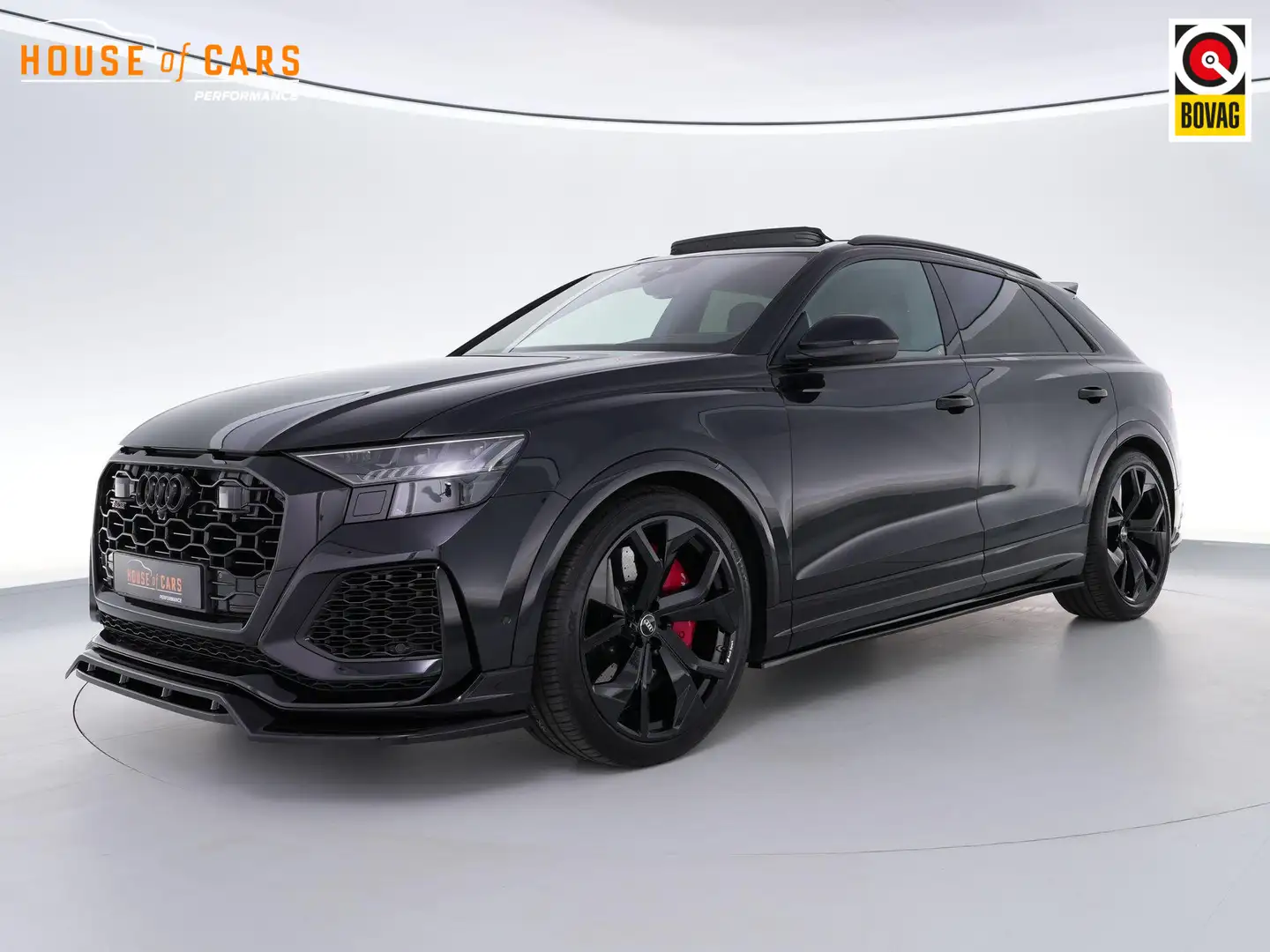 Audi RS Q8 4.0 600pk TFSI quattro |Dynamic plus|panoramadak|s Zwart - 1