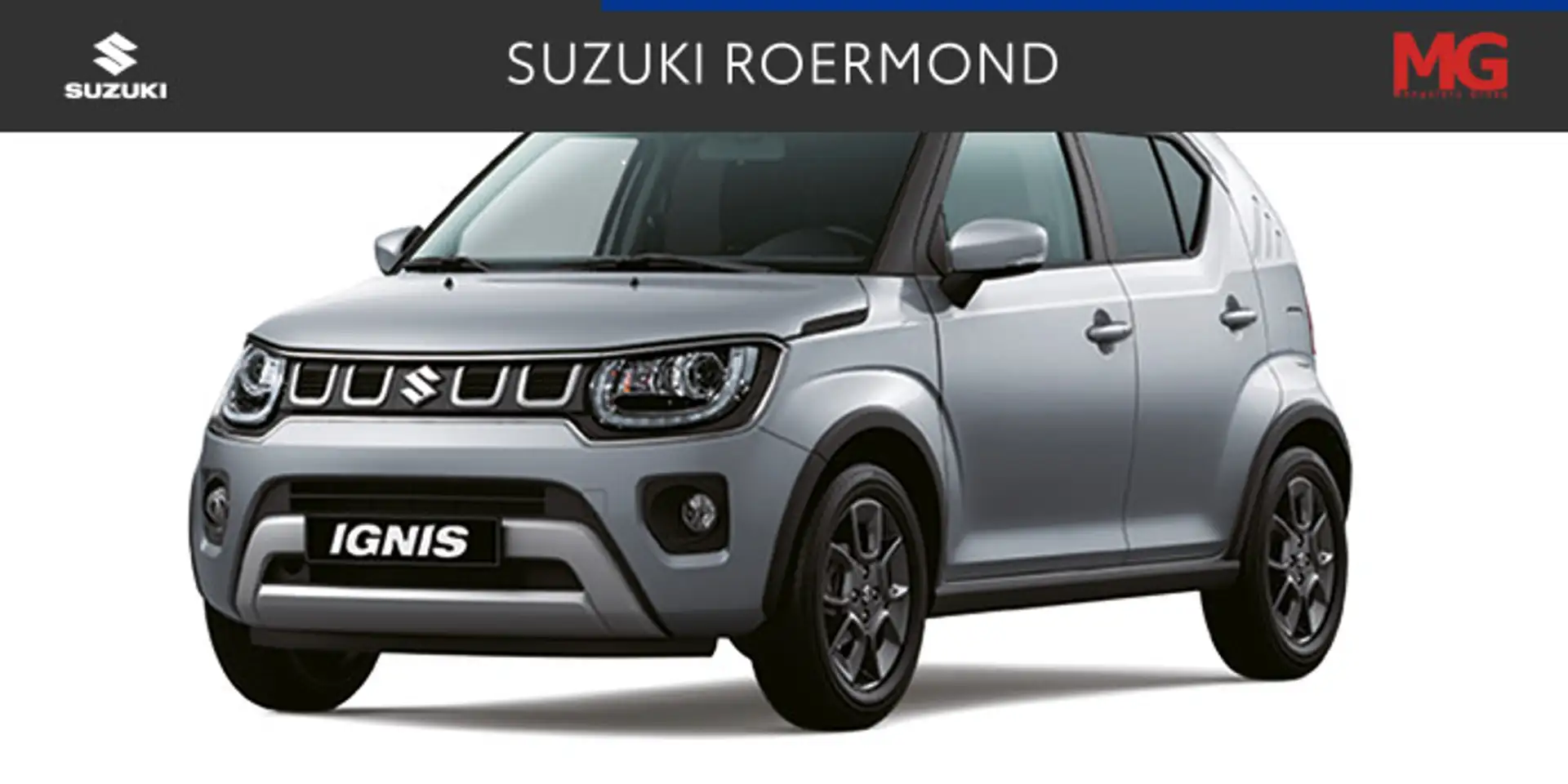 Suzuki Ignis 1.2 Smart Hybrid Style CVT Autom. /Rijklaar/ € 1.5 Grijs - 1