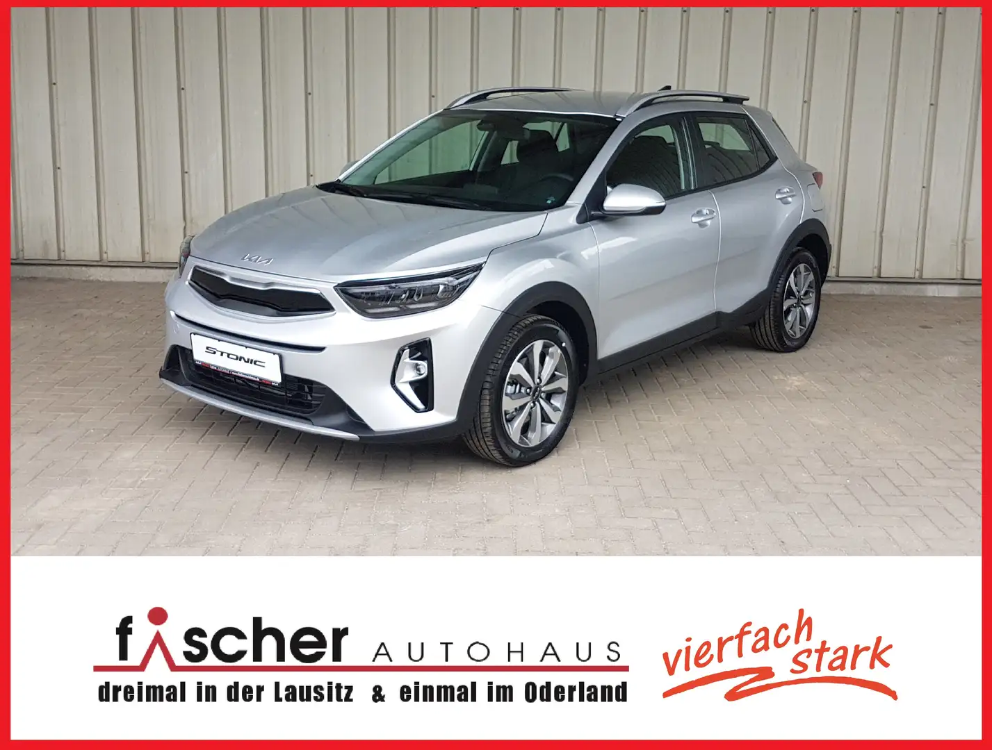 Kia Stonic 1.0T 100 DCT VISION LED Grijs - 1
