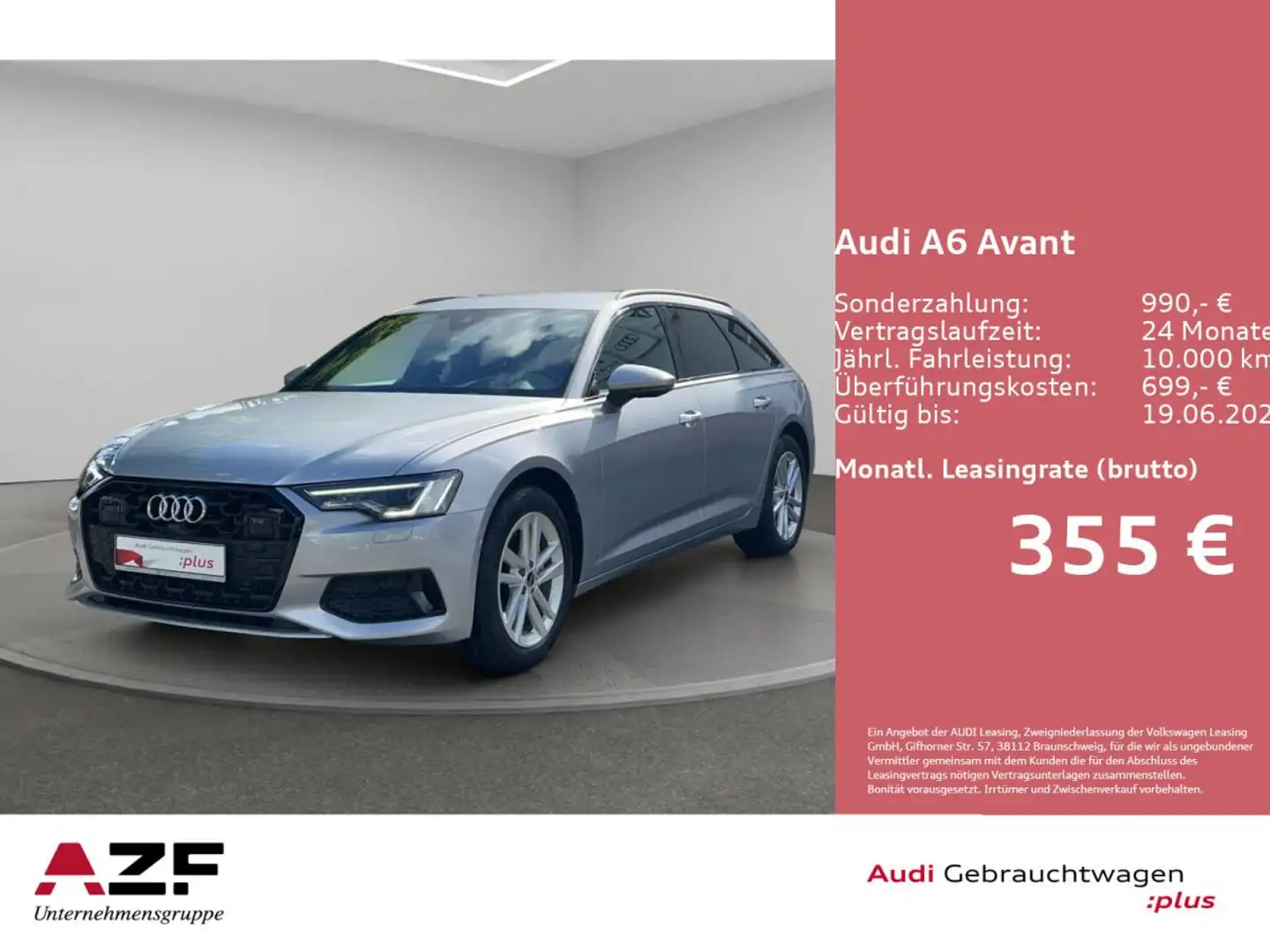 Audi A6 Avant 40 TDI S-tronic advanced NAVI+ACC+MATRIX LED Silber - 1