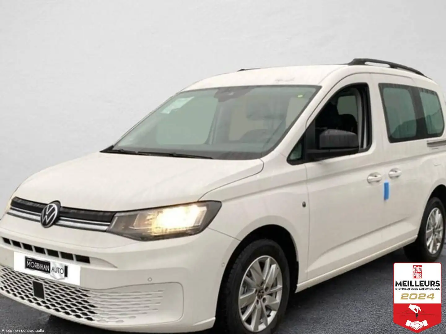 Volkswagen Caddy 2.0 tdi 122 dsg7 life Blanc - 1