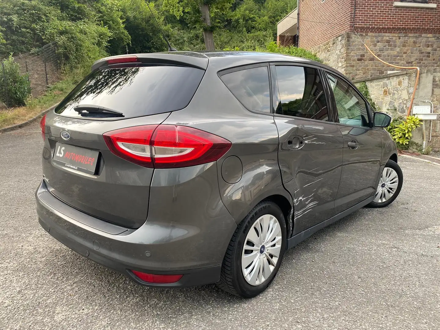 Ford C-Max C-Max 1.5 TDCi*Airco*Euro6*Degats carrosserie Gris - 2