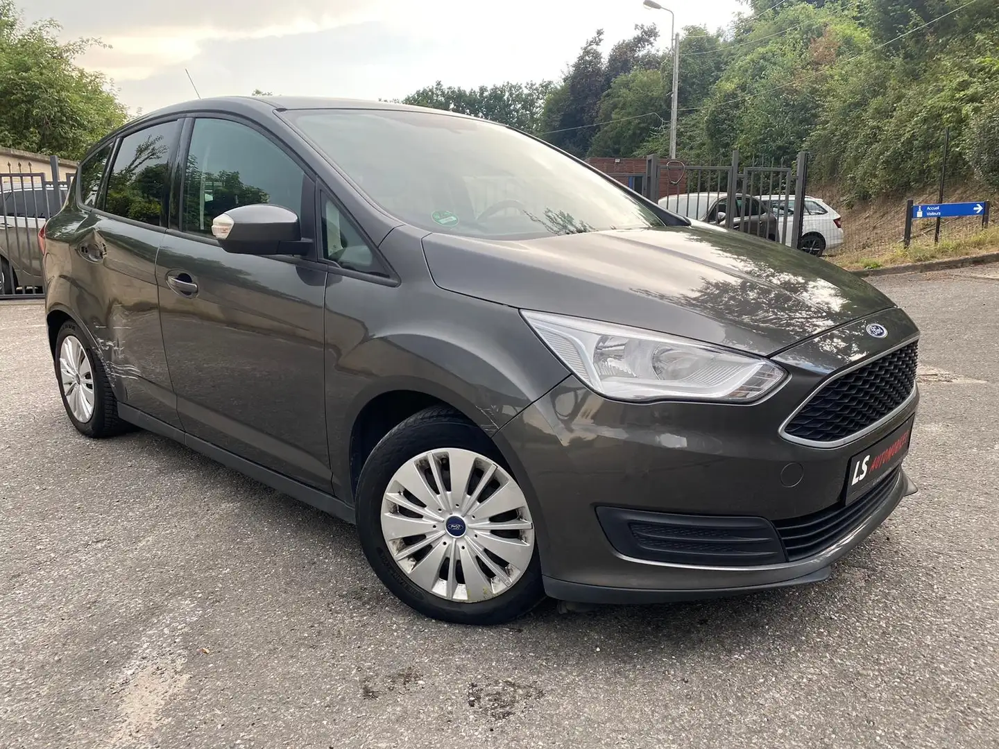 Ford C-Max C-Max 1.5 TDCi*Airco*Euro6*Degats carrosserie Gris - 1