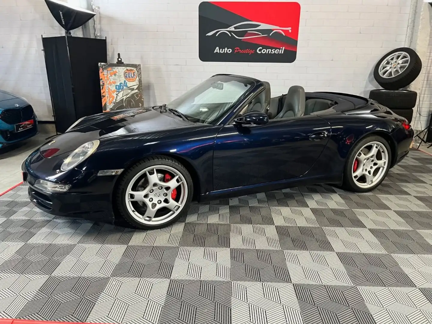 Porsche 997 997.1 S Cabriolet Bleu - 2