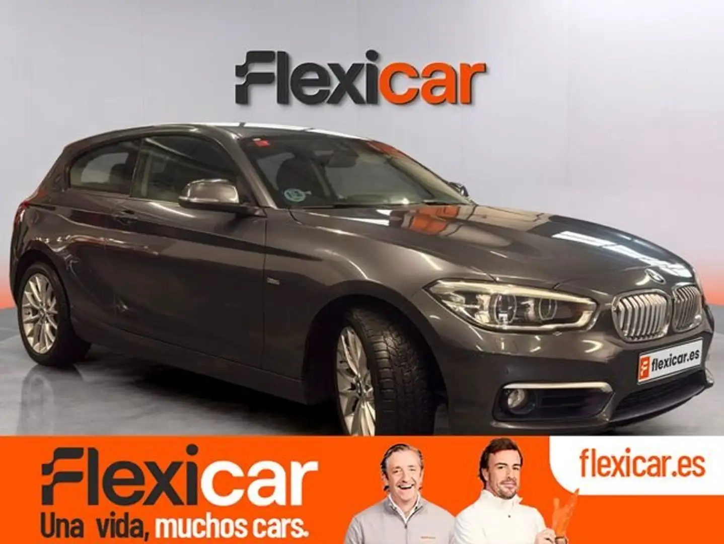 BMW 118 118d Gris - 1