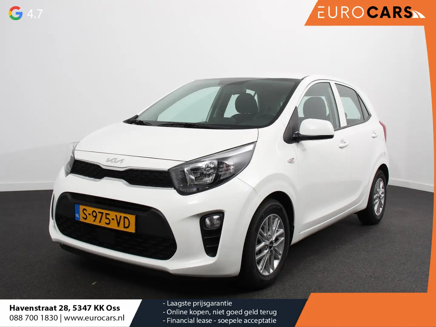 Kia Picanto 1.0 DPi DynamicLine Navigatie Apple Carplay/Androi Blanc - 1