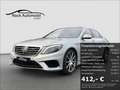 Mercedes-Benz S 63 AMG 4Matic L Designo Burmester Chauffeur Argent - thumbnail 1