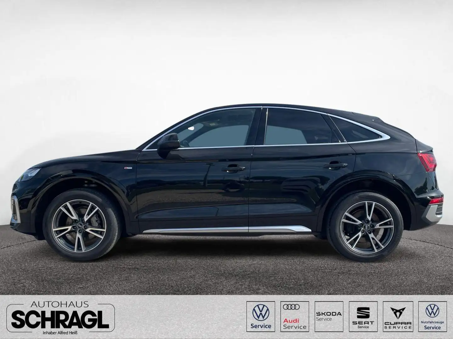 Audi Q5 Sportback 40 2,0 TDI S-LINE AHK+PANO+MATRIX Noir - 2
