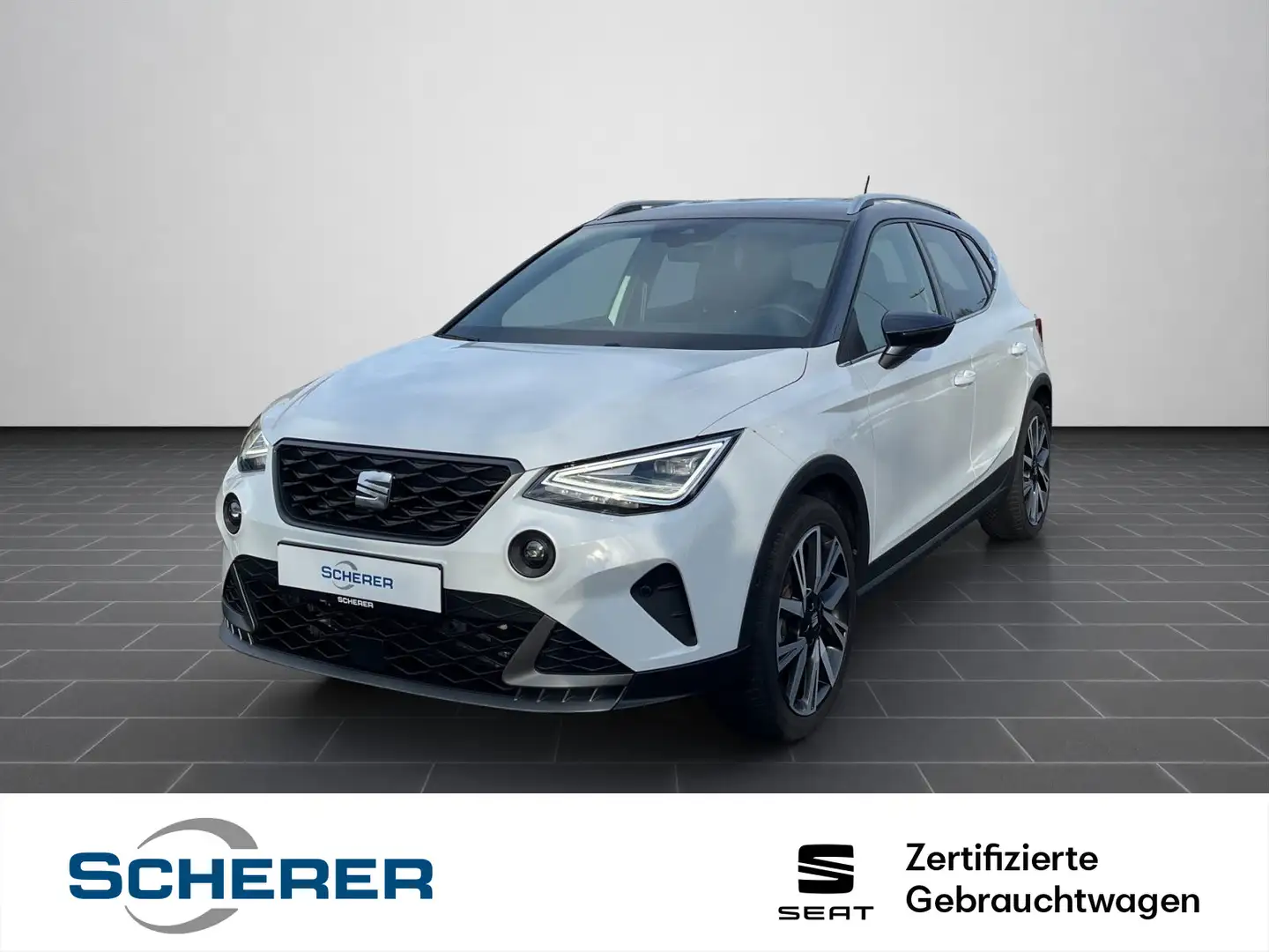SEAT Arona 1.0 TSI FR Navi, LED, Travel Assist, ACC, Weiß - 1