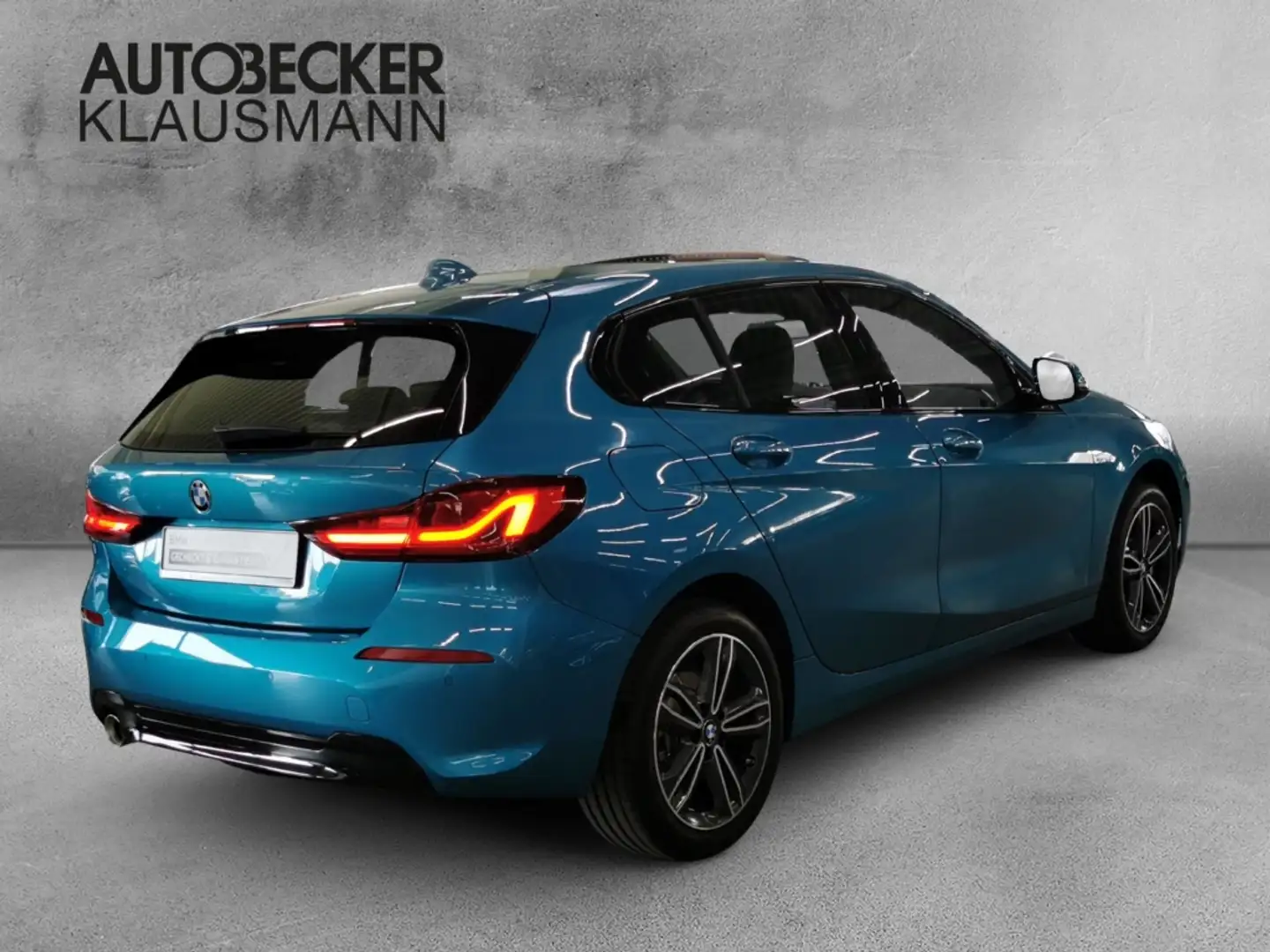 BMW 118 i SPORT LINE AUTOMATIK 17''LC PROF NAVI HuD ACC WL Bleu - 2