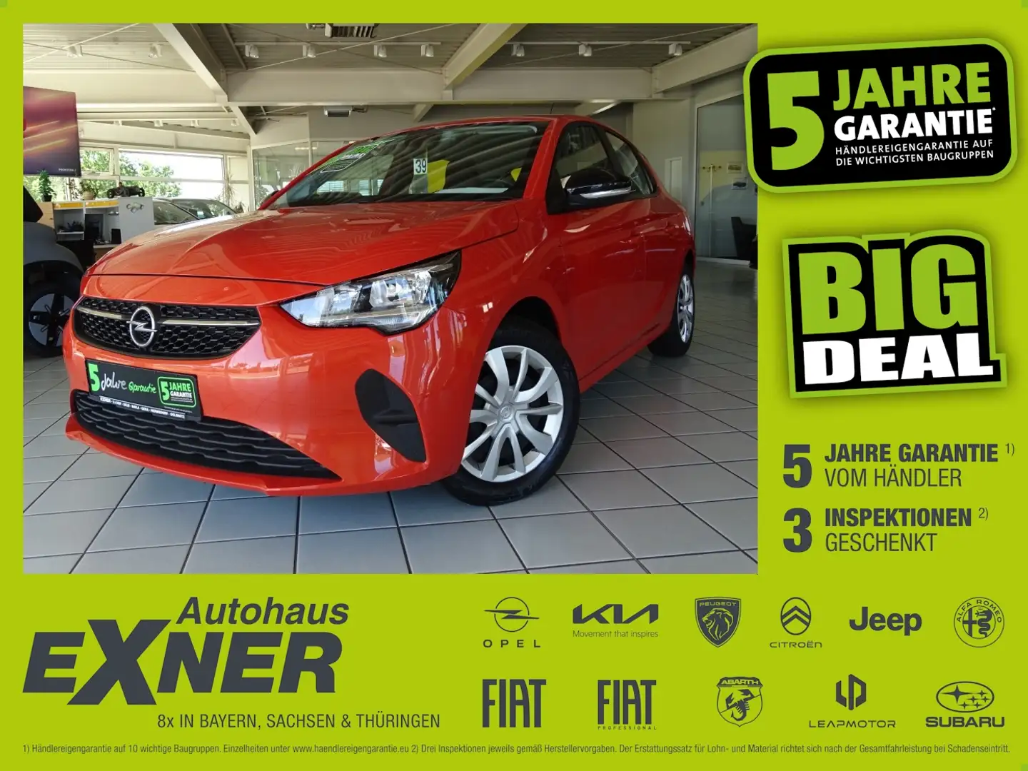 Opel Corsa F 1.2 Turbo EDITION Sitzheizung Arancione - 1