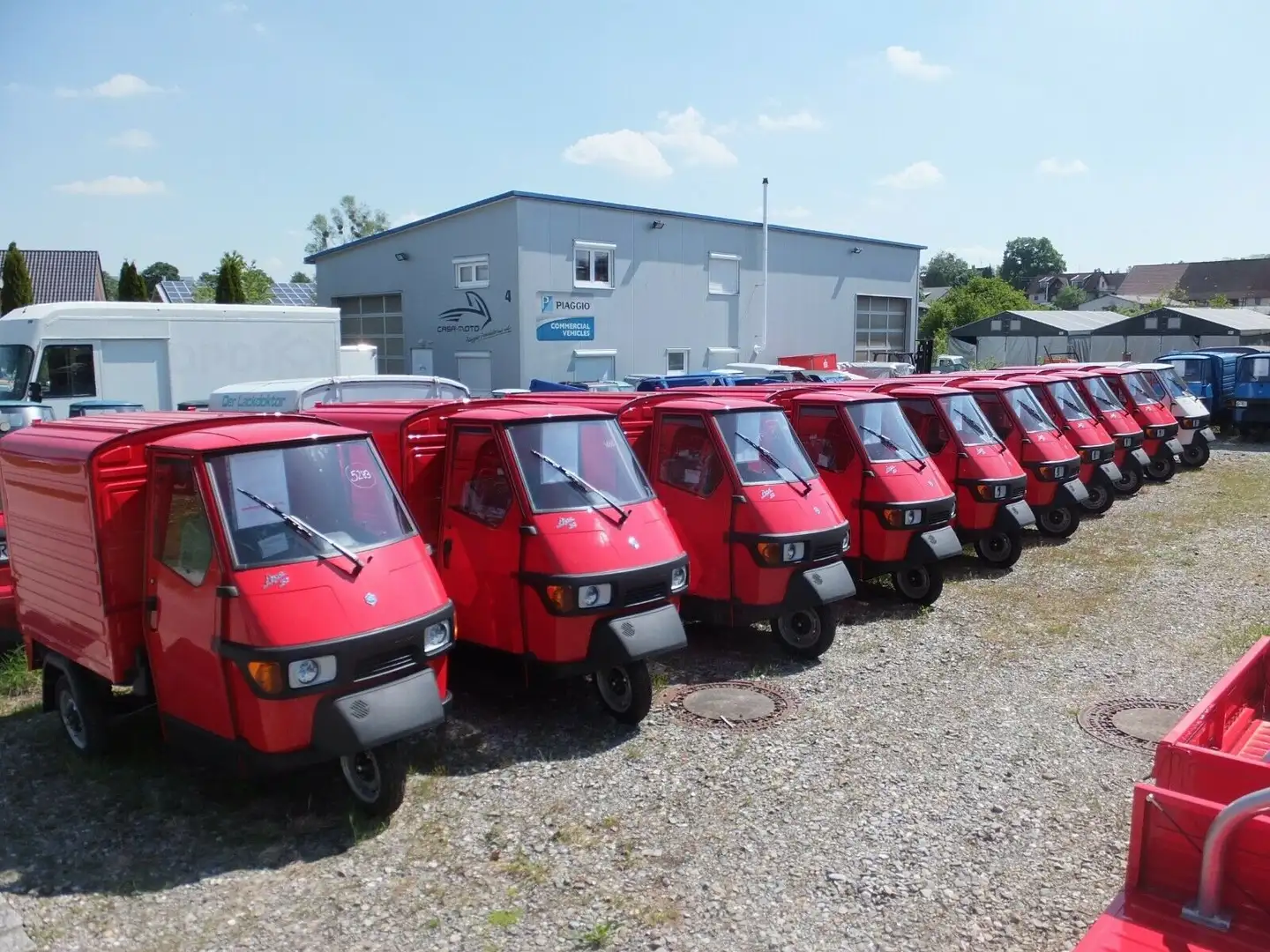 Piaggio Ape 50 Kasten Neufahrzeug Rot - 1