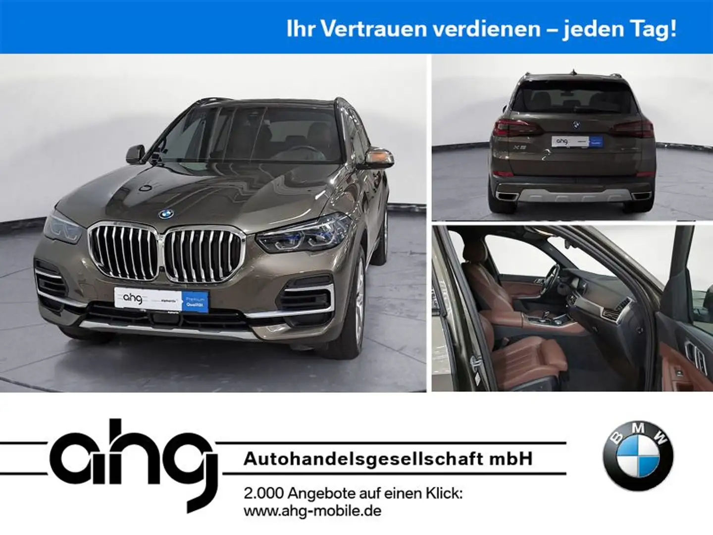 BMW X5 xDrive45e Innovationsp. Aut. Panorama Head-Up Grau - 1