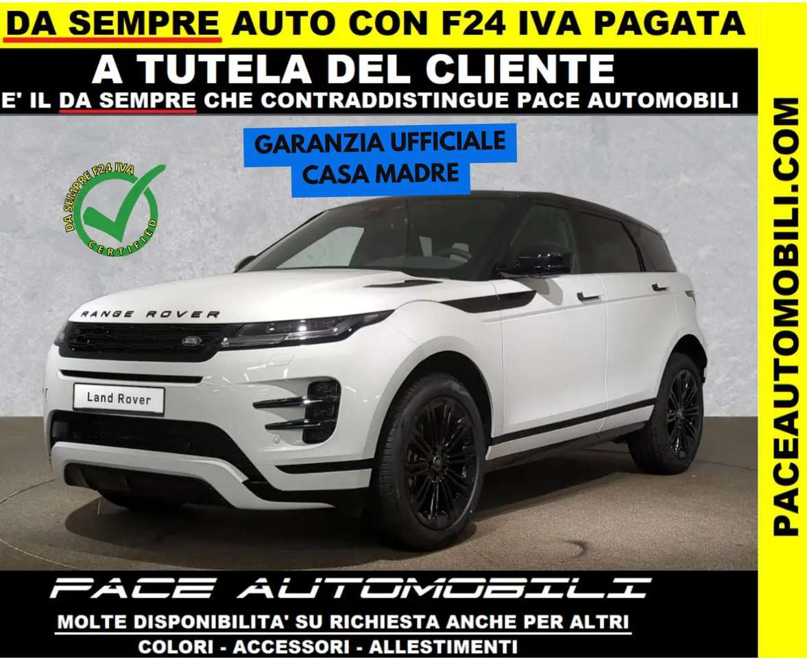 Land Rover Range Rover Evoque D165 RDYNAMIC R-DYNAMIC R DYNAMIC SE AWD BLACK ACC