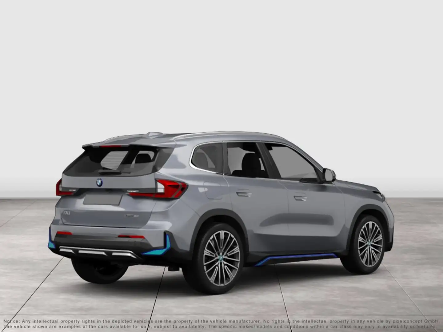 BMW iX1 xDrive30 xLine Navi LED RFK DAB Silber - 2