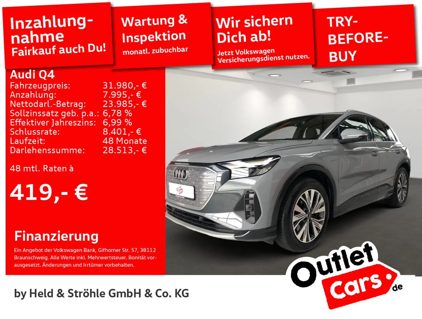 Audi 40 e-tron AHK NAV+ E-KLAPPE HEAD-UP Gris - 1