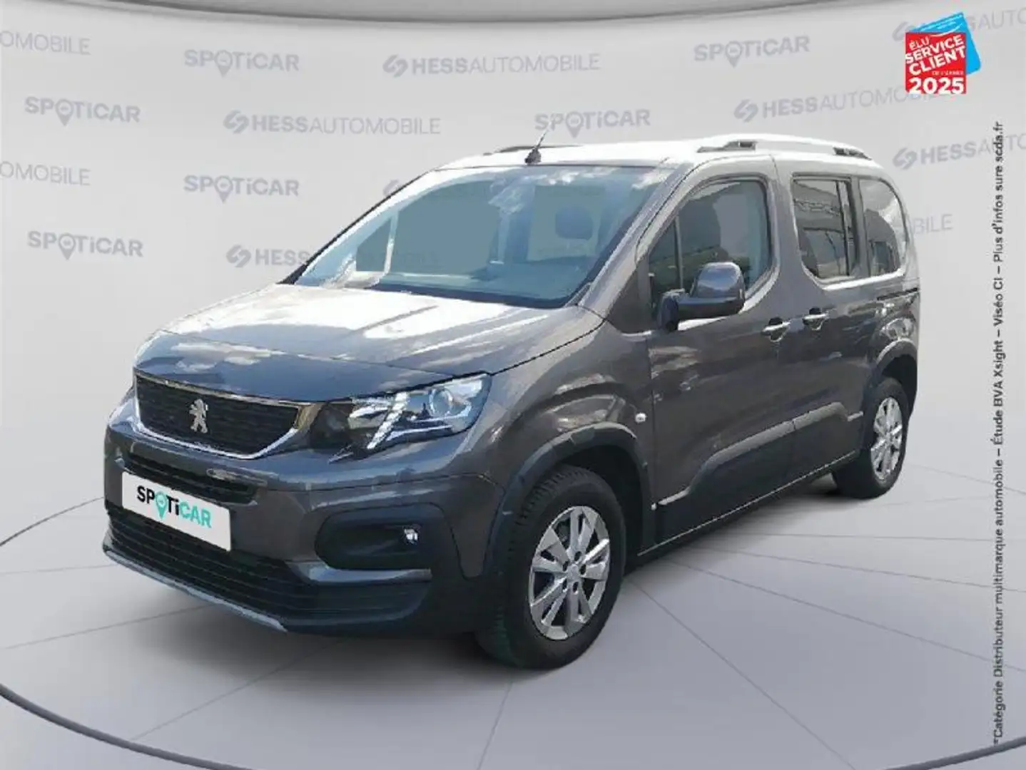 Peugeot Rifter 1.5 BlueHDi 100ch S/S Standard Allure GPS Radar AR Gris - 1