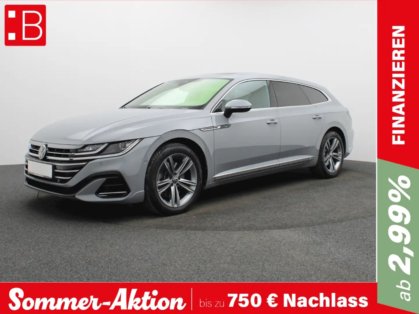 Volkswagen Arteon Shooting Brake 2.0 TSI DSG 4Mo. R-Line NAVI-PRO LE Grau - 1