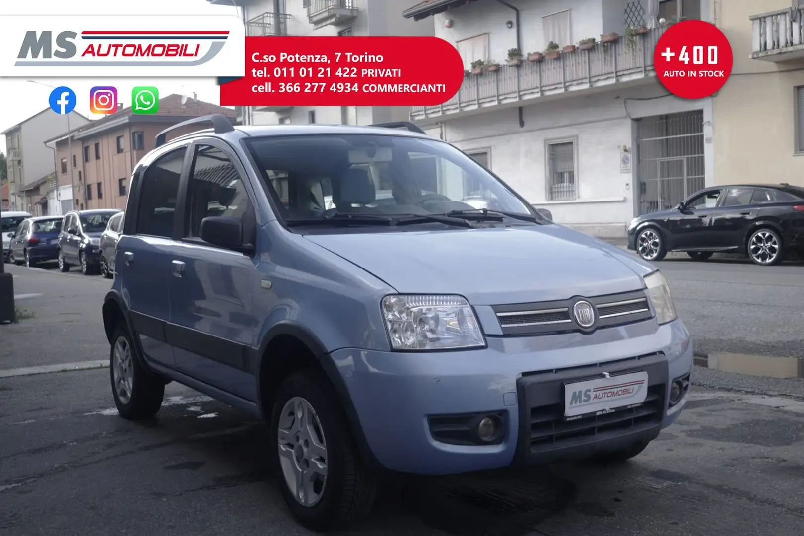 Fiat Panda FIAT Panda 1.3 MJT 16V 4x4 Cross Unicoproprietario Blu/Azzurro - 1
