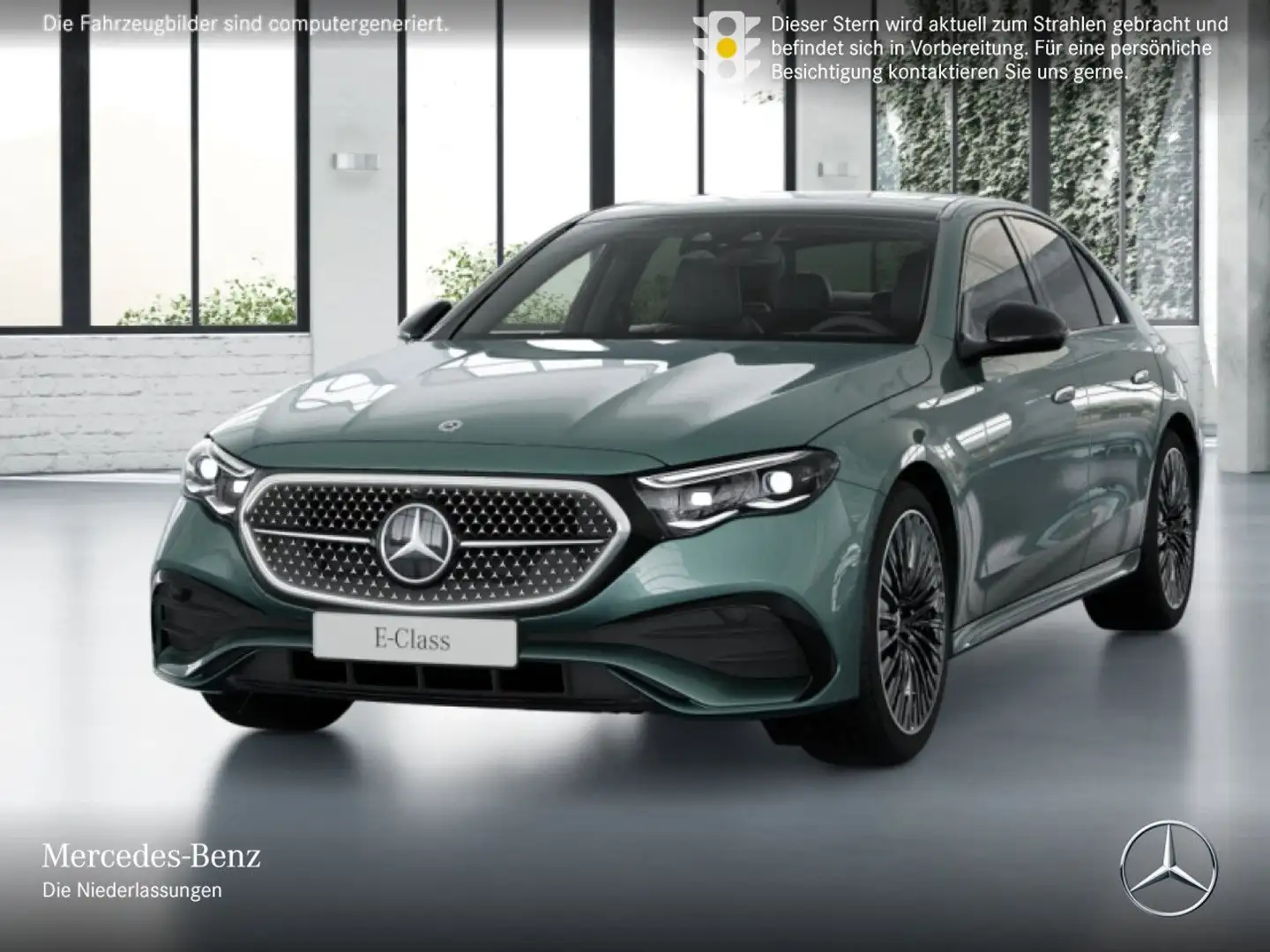 Mercedes-Benz E 300 e 4M Hybrid AMG Fahrass 360° Pano Burmester Silber - 2