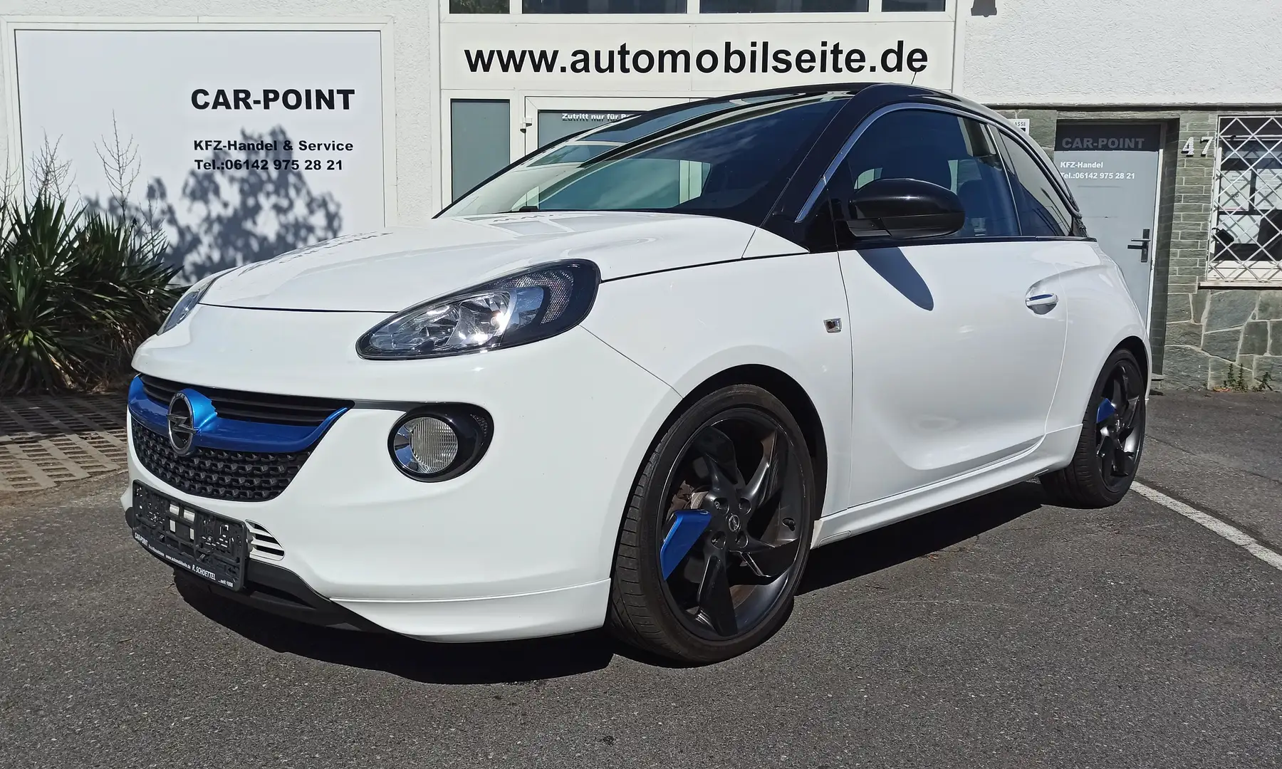 Opel Adam Open Air Turbo*Volleder*1.HD*OPC-LINE-PAKET*LED* Blanc - 1