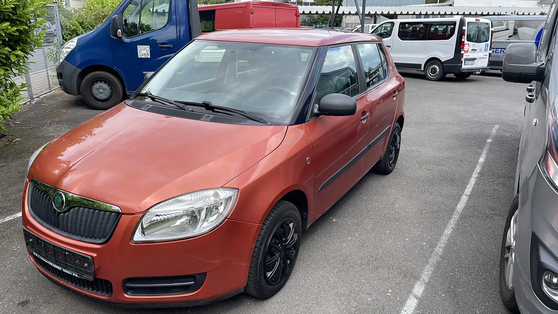Skoda Fabia Klimaanlage 8-fach bereift Sitzheizung Orange - 2