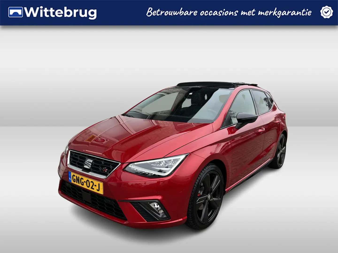 SEAT Ibiza 1.0 TSI FR Black Edition / AUTOMAAT/ BEATS AUDIO/ Rouge - 1