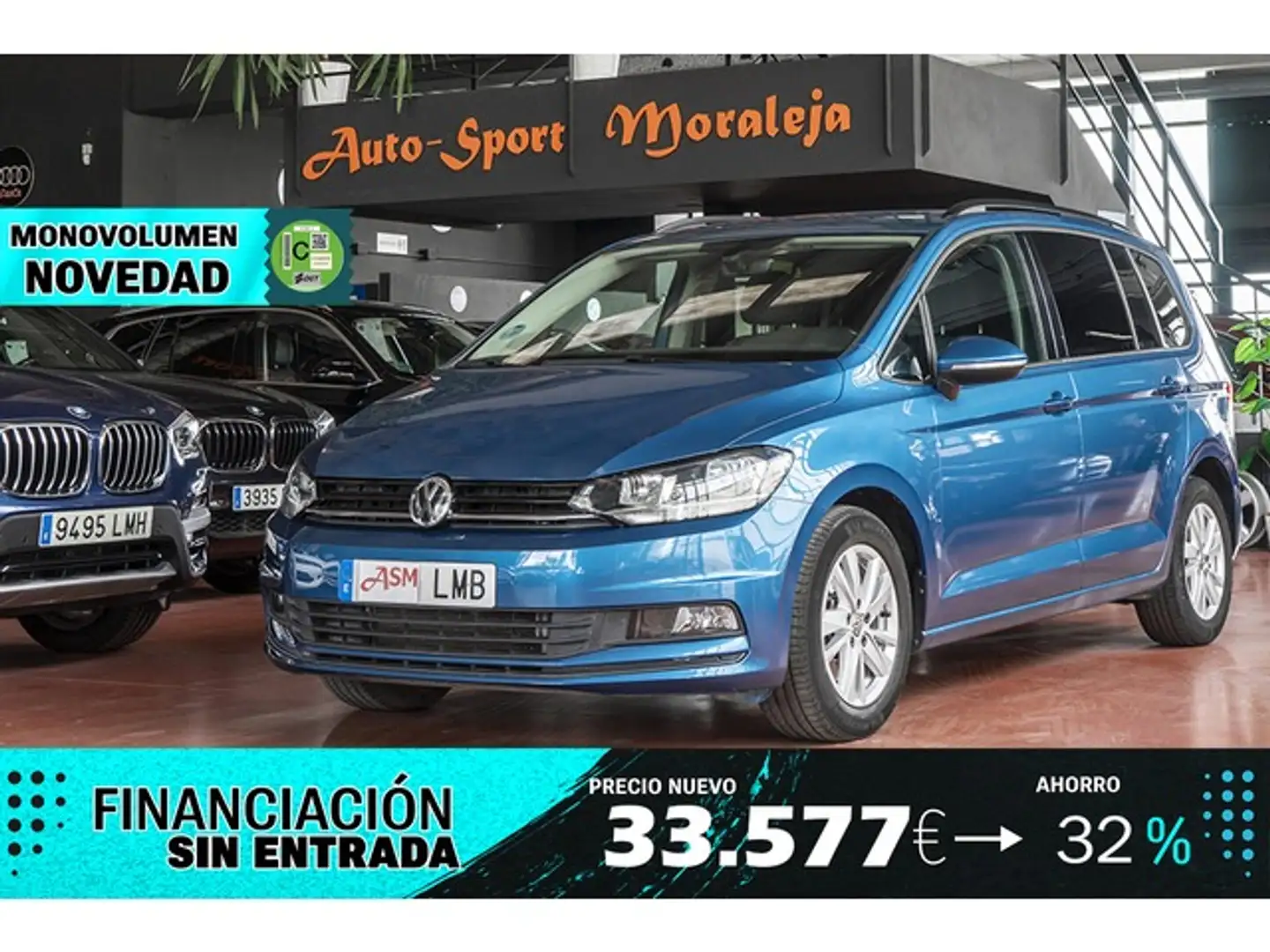 Volkswagen Touran 2.0TDI CR BMT Business DSG7 85kW Azul - 1