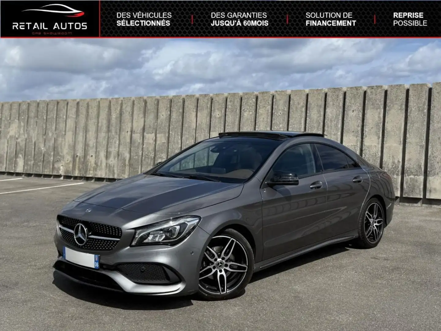 Mercedes-Benz CLA 200 200 Fascination 7G-DCT Gris - 1